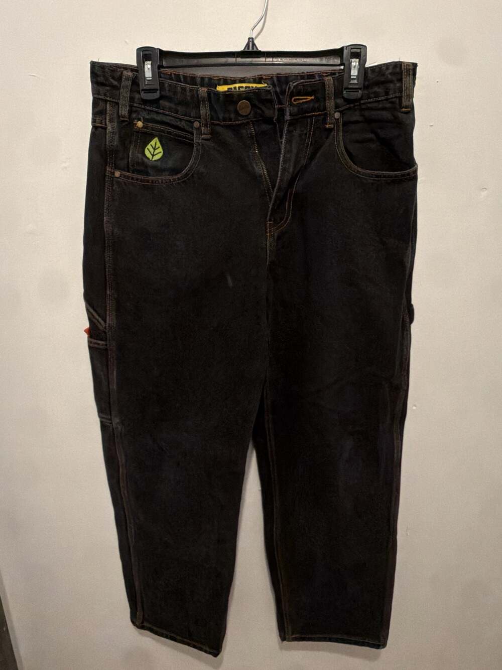 Butter Goods Weathergear Baggy Fit Black Denim Jeans Size 30